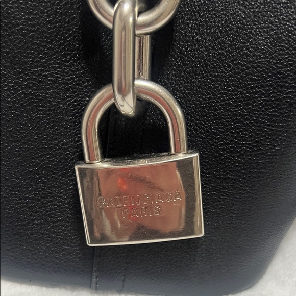 Balenciaga Black Mini Bag with Silver Lock - Picture 2 of 6